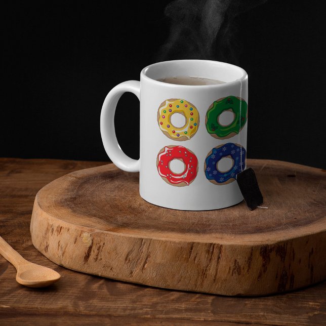 Christmas Donuts Coffee Mug (Creator Uploaded)