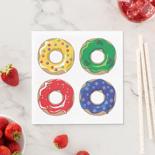 Christmas Donuts Napkins