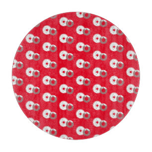 Christmas Donuts Sprinkles Bakery    Cutting Board