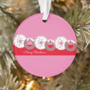 Christmas Donuts Sprinkles Bakery Ornament