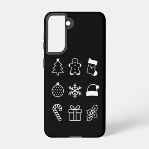 Christmas Doodle Gingerbread Tree Candy Xmas Samsung Galaxy S21 Case