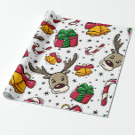 Christmas Doodle Wrapping Paper
