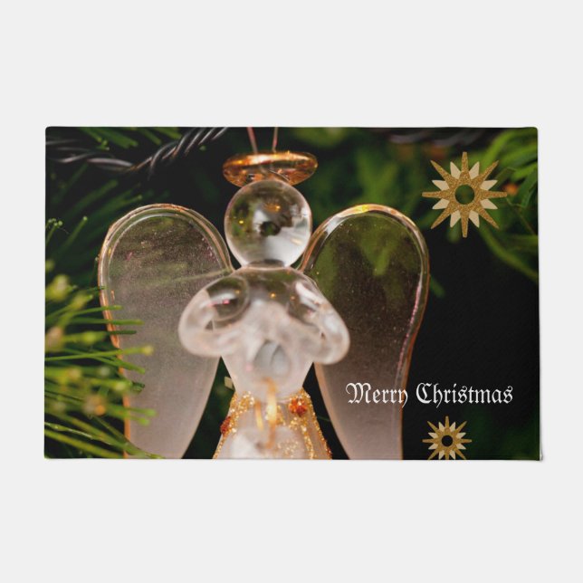 Christmas Door Mat, Angel Doormat (Front)