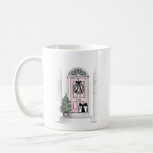 Christmas Door Mug (Left)