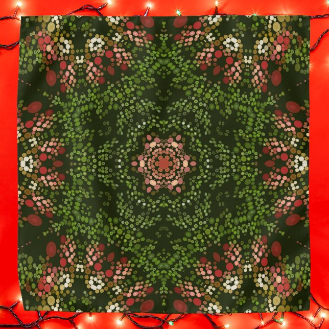 Christmas Dot Mandala Bandana (Creator Uploaded)