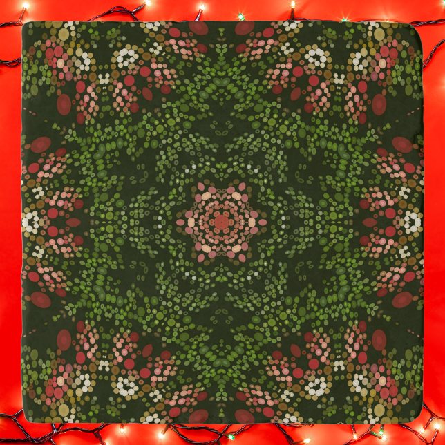 Christmas Dot Mandala Trivet (Creator Uploaded)