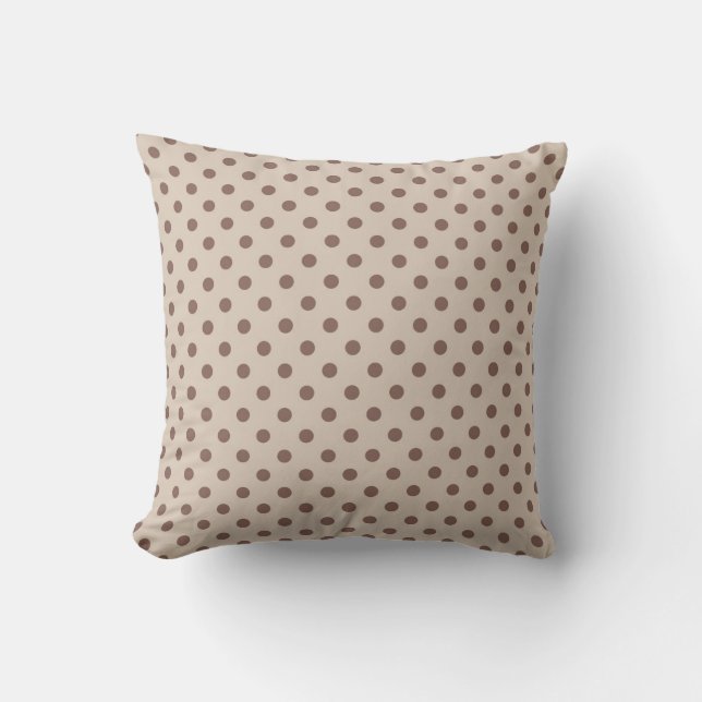 Christmas Dots Throw Pillow (Front)
