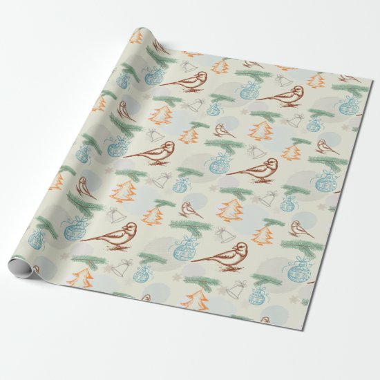 Christmas Dove Holiday Wrapping Paper