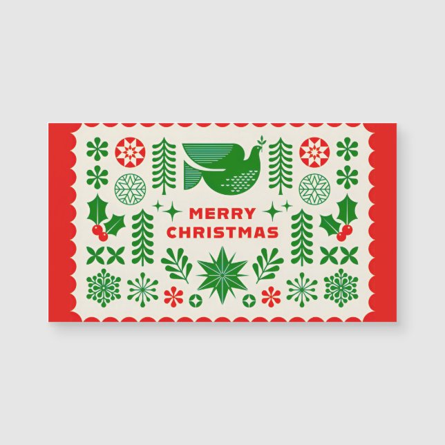 Christmas Dove & Holly Branches 🕊️🎄 Festive (Front)