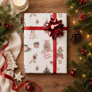 Christmas Down Under Aussie Animals Wrapping Paper