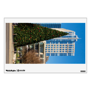 Christmas Downtown Dallas Wall Sticker