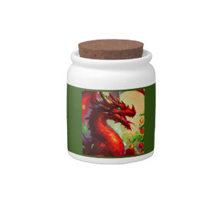 Christmas Dragon 1 Candy Jar