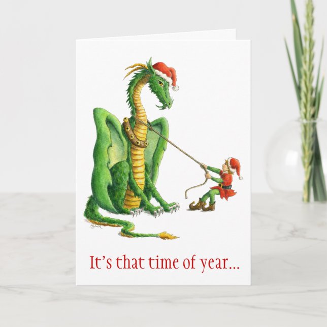 Christmas Dragon 2012 - card (Front)