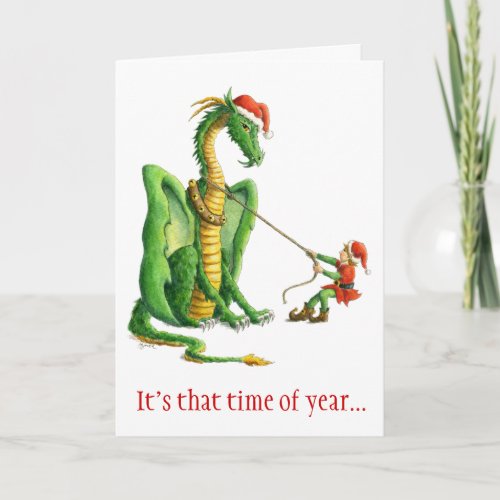 Christmas Dragon 2012 _ card