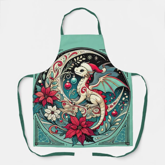 Christmas Dragon                                   Apron (Front)