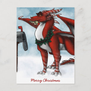Christmas Dragon Card