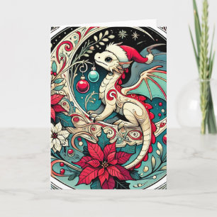 Christmas Dragon Card