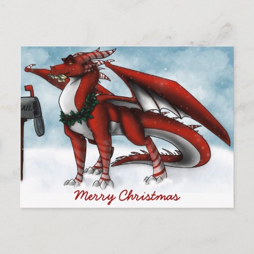 Christmas Dragon Card