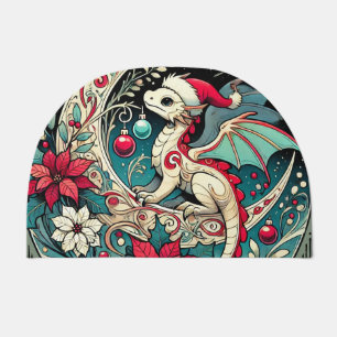 Christmas Dragon                                   Doormat