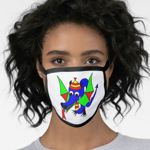 Christmas Dragon Face Mask