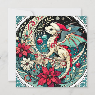 Christmas Dragon Holiday Card