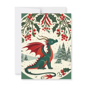 Christmas Dragon                                   Postcard
