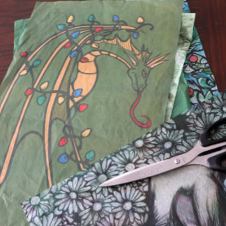 Christmas Dragon Tissue Paper