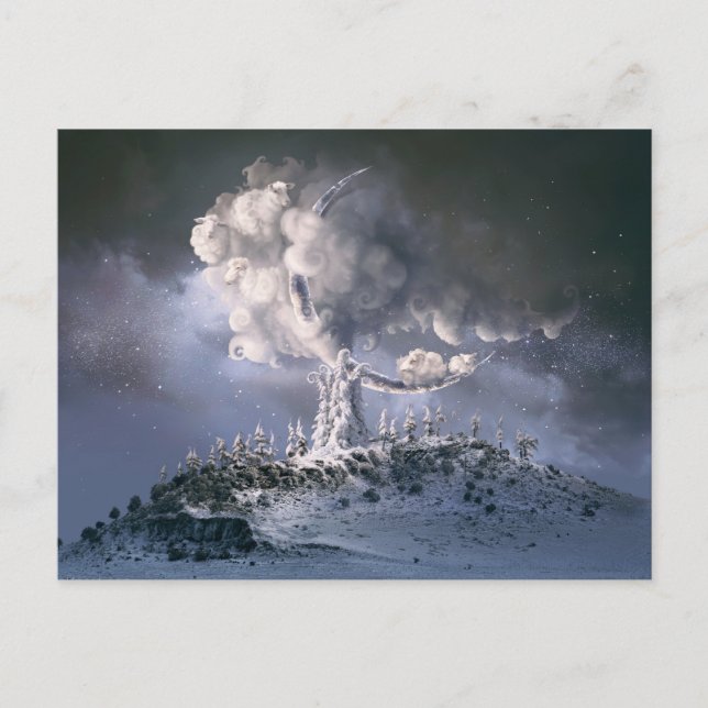 Christmas dream holiday postcard (Front)