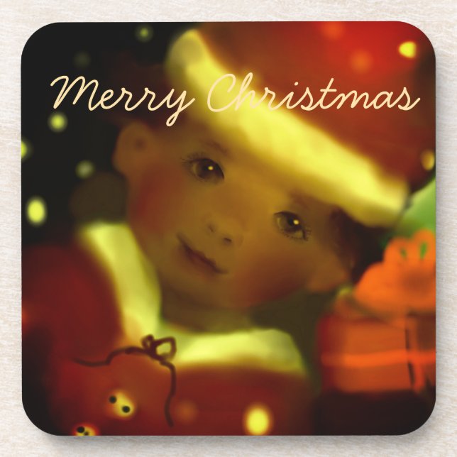 Christmas Dreams Beverage Coaster (Front)