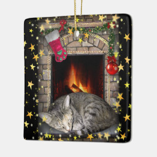 Christmas Dreams Ceramic Ornament