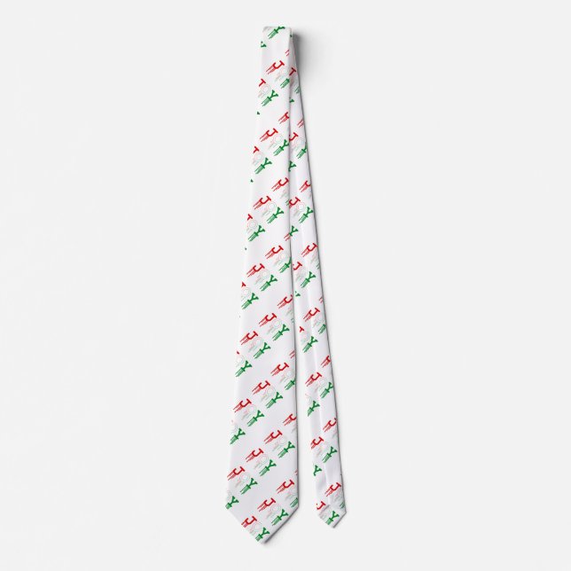 Christmas Dripping Colors Joy Tie (Front)