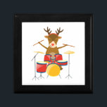 Christmas Drummer Reindeer Drum Set Holidays Gift Box<br><div class="desc">Christmas Drummer Reindeer Drum Set Holidays</div>