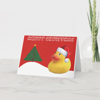 Christmas Duck Christmas Card
