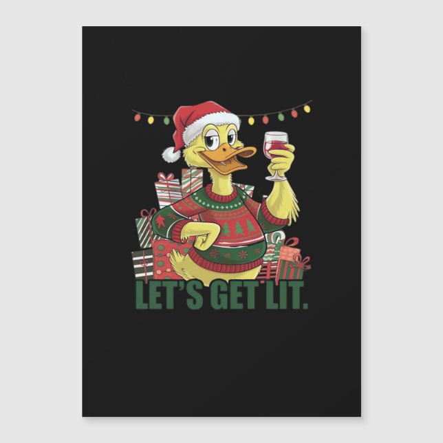 Christmas Duck, Let's Get Lit  (Front)