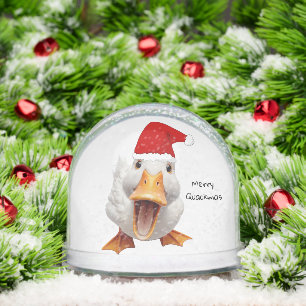 Christmas Duck Snow Globe