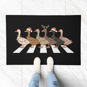 Christmas Ducks Funny Animals Xmas Farm Lover Gift Doormat