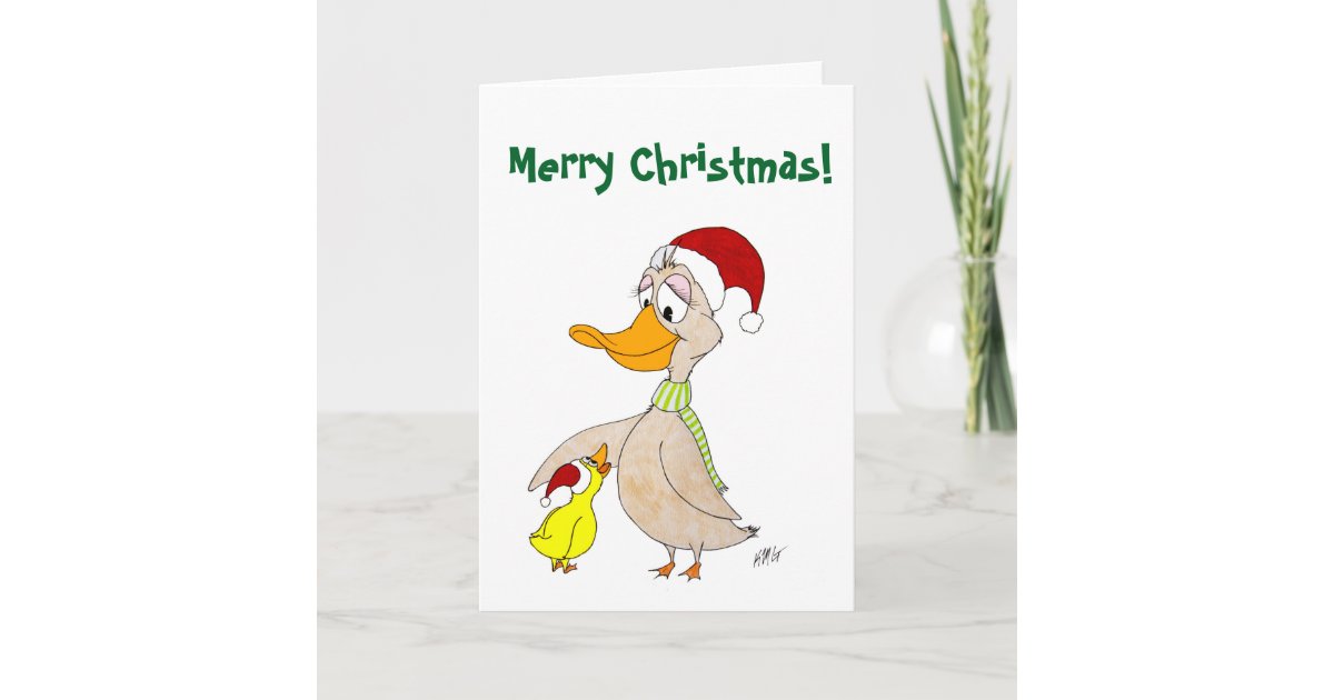 Christmas Ducks Holiday Card