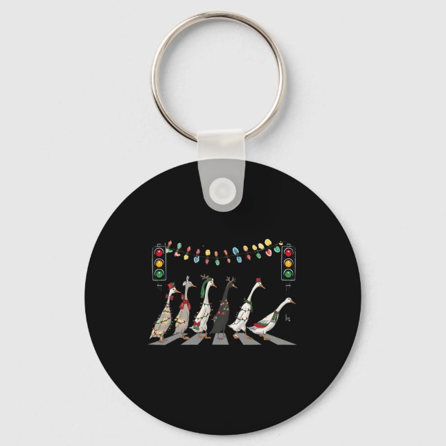 Christmas Ducks  Keychain (Front)