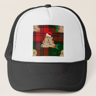 christmas dump trump trucker hat