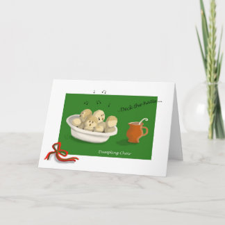 Christmas Dumpling Choir Holiday Card