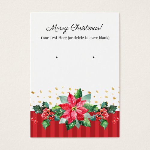 Christmas Earring Cards