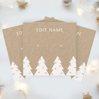 Christmas Earring Display Card