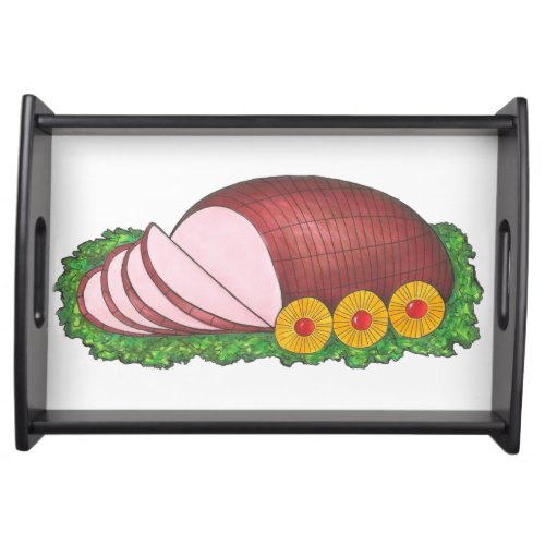 Christmas Easter Glazed Holiday Ham Dinner Tray