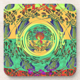 Christmas Eat Love Play Hakuna Matata Color.png Drink Coaster