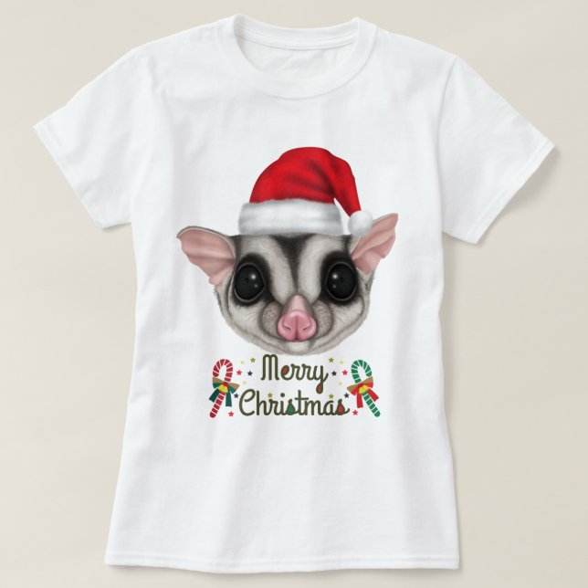 Christmas Edition Sugar Glider T-Shirt (Design Front)