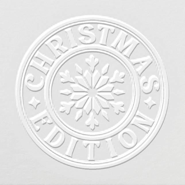 Christmas Edition Winter Snowflake Holidays Embosser (Design)