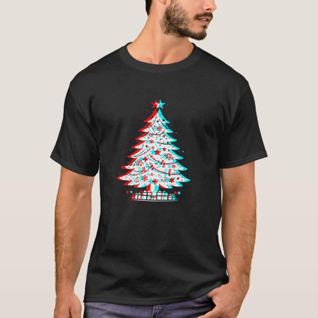 Christmas EDM Santa Claus Rave Drop The Bass ART O T-Shirt (Front)