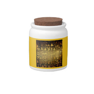 Christmas Egyptian Hieroglyphs 2 Candy Jar