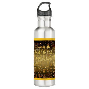 Christmas Egyptian Hieroglyphs 2 Stainless Steel Water Bottle