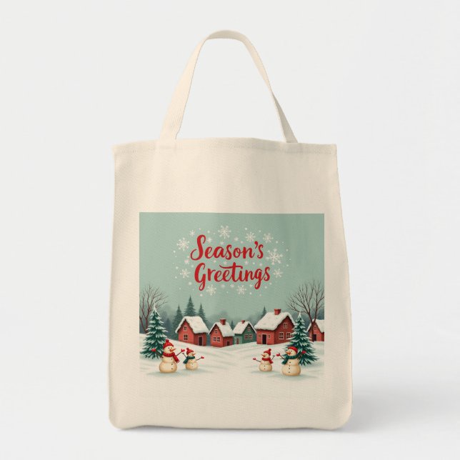 Christmas Elegance Tote Bag (Front)